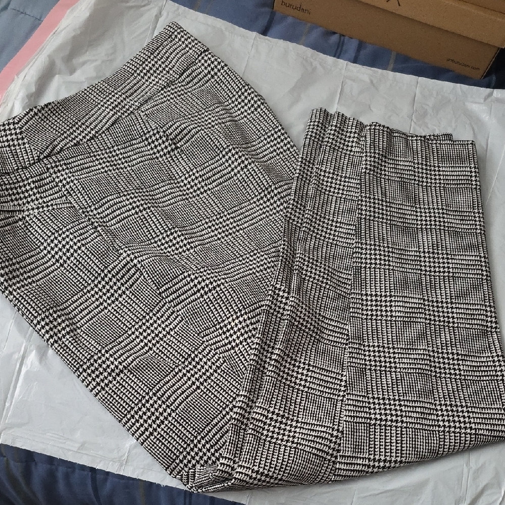 George Monochrome Houndstooth Pants